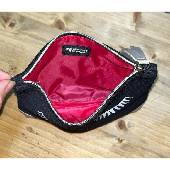 IPSY Glam Black Gold Eyelashes Cosmetic Makeup Travel Office Car Zip Bag Pouch - Picture 5 of 5